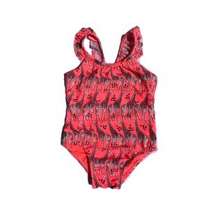 Neon giraffe bathing suit by baby gap